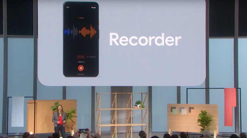 Google’s new voice recorder app transcribes in real-time, even when offline